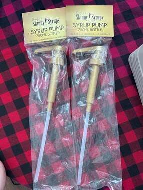 Jordan's Skinny Syrups Syrup Pump for 750ml Bottles (2 Pack)